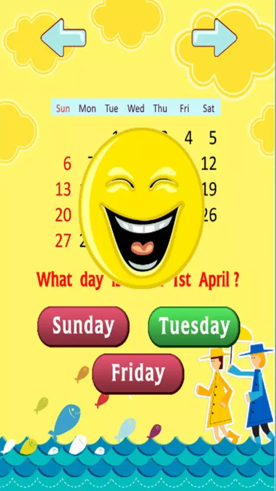 Learn English : Vocabulary : free learning Education games for kids : Days : Ekran Görüntüleri