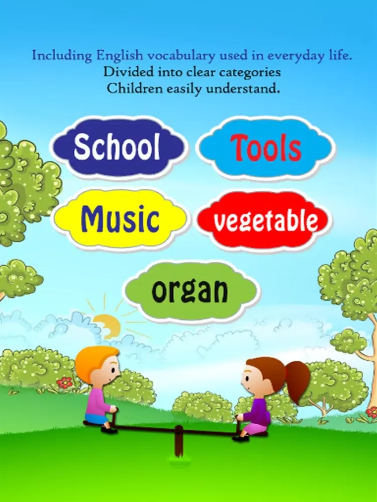 Learn English vocabulary : Learning Education games for kids easy to understand - free!! iPad  Screenshots