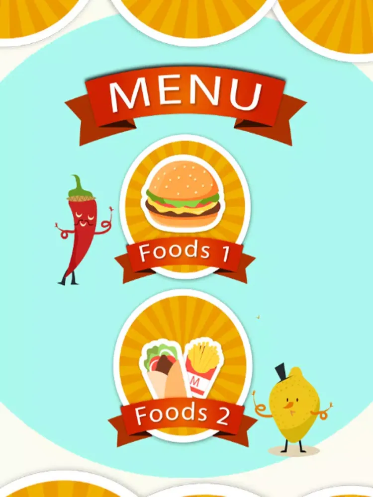 Foods Learn English : Education game for Kids iPad  স্ক্রিনশট