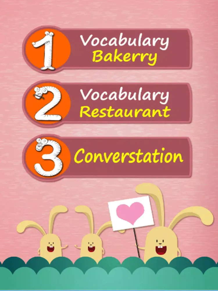 Скриншоты Learn English : Vocabulary - basic : free learning Education games for kids : foods : iPad 