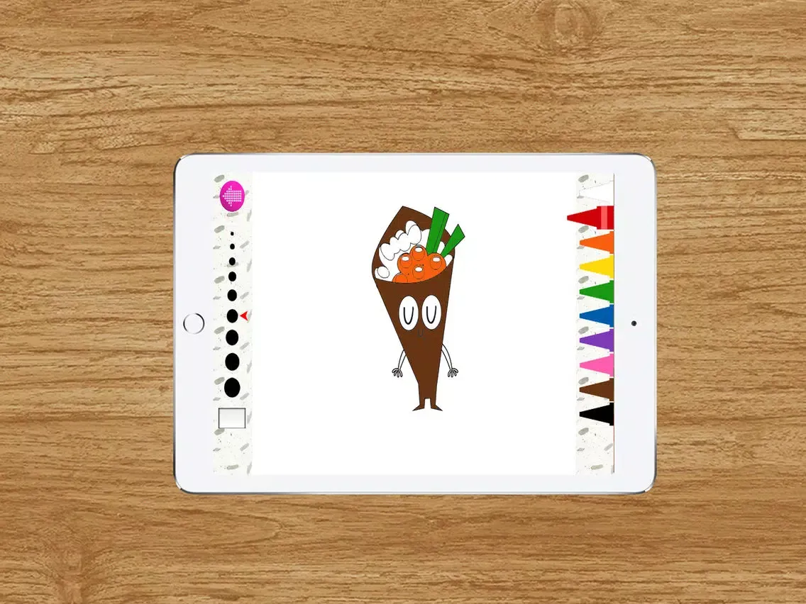 Скриншоты Coloring books (sushi) : Coloring Pages & Learning Games For Kids Free! iPad 