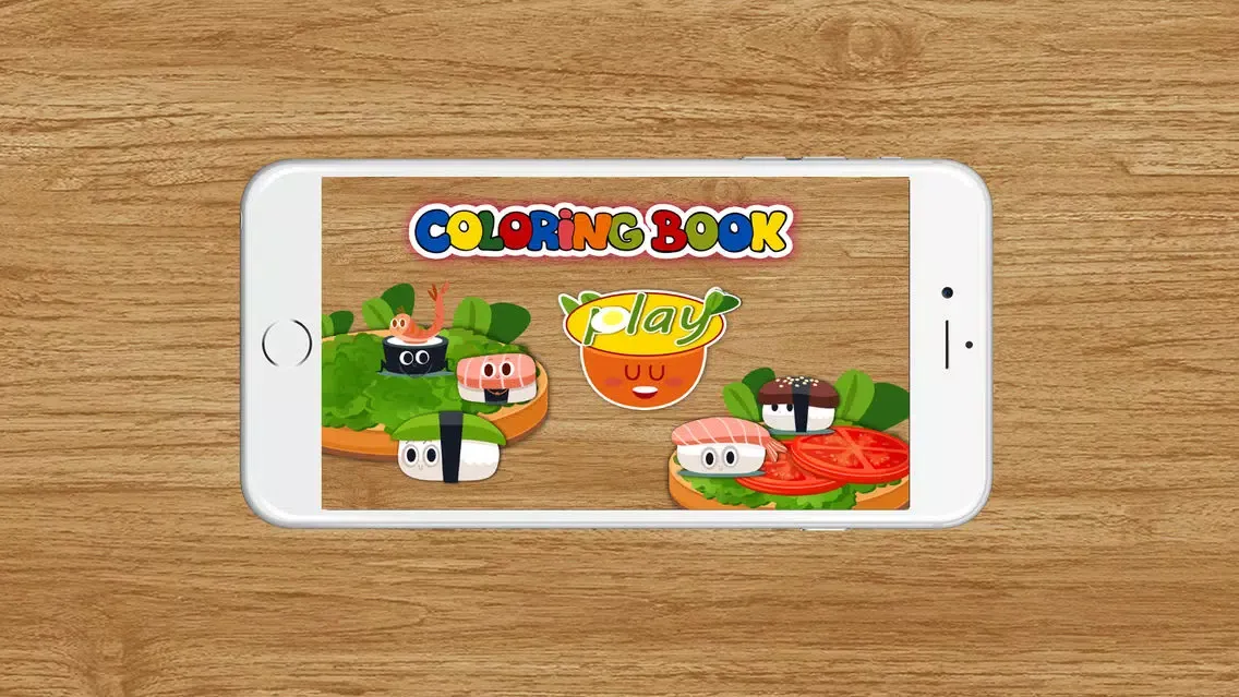 Скриншоты Coloring books (sushi) : Coloring Pages & Learning Games For Kids Free!