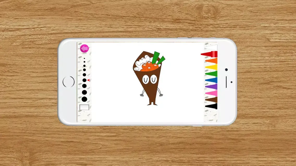 Скриншоты Coloring books (sushi) : Coloring Pages & Learning Games For Kids Free!