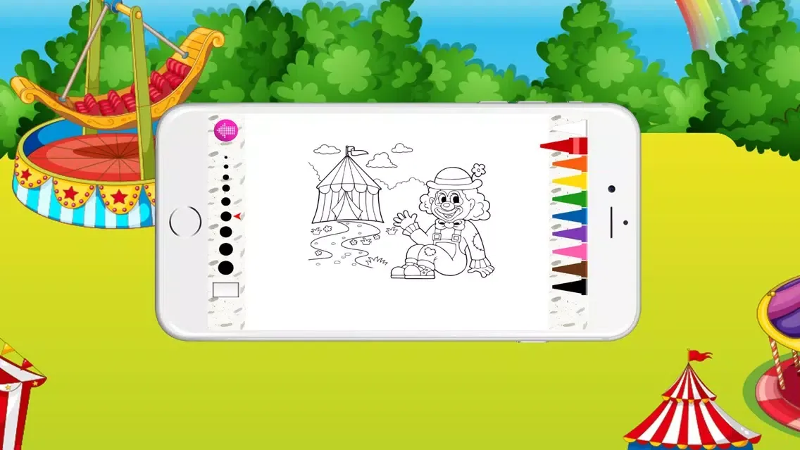 Screenshot di Coloring books (comedian) : Coloring Pages & Learning Games For Kids Free!
