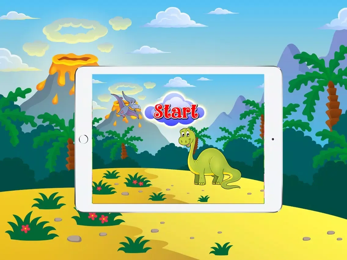 Screenshot di Free Color Book (dinosaur), Coloring Pages & Fun Educational Learning Games For Kids! iPad 
