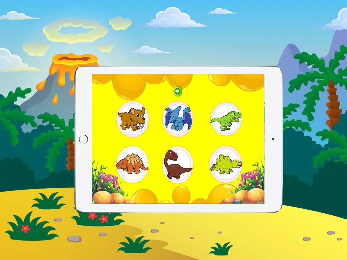 Screenshot di Free Color Book (dinosaur), Coloring Pages & Fun Educational Learning Games For Kids! iPad 