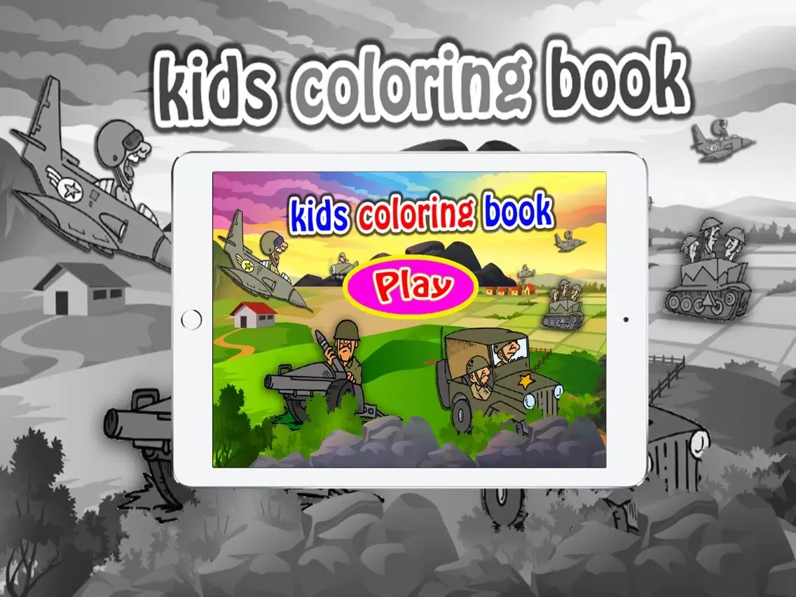 Capturas de tela do Coloring books (Soldier) : Coloring Pages & Learning Educational Games For Kids Free! iPad 