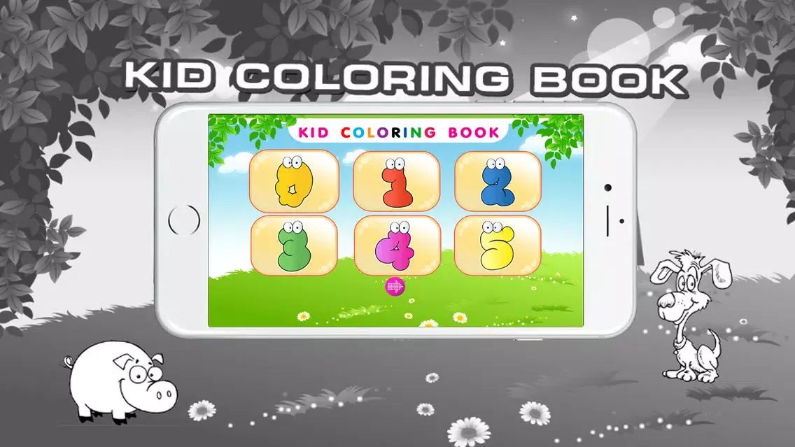 Coloring books (Number) : Coloring Pages & Learning Educational Games For Kids Free! Screenshots