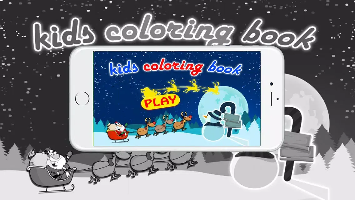 Capturas de pantalla de Coloring books (Christmas) : Coloring Pages & Learning Educational Games For Kids Free!