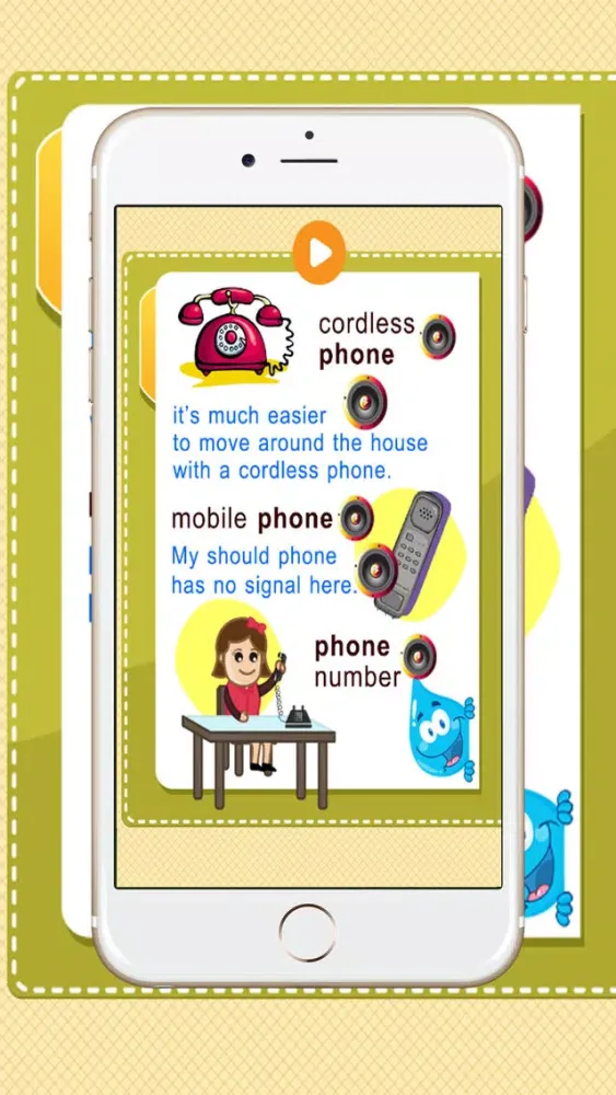ภาพหน้าจอของ Learning English free : Listening and Speaking vocabulary English For Kids and Beginners