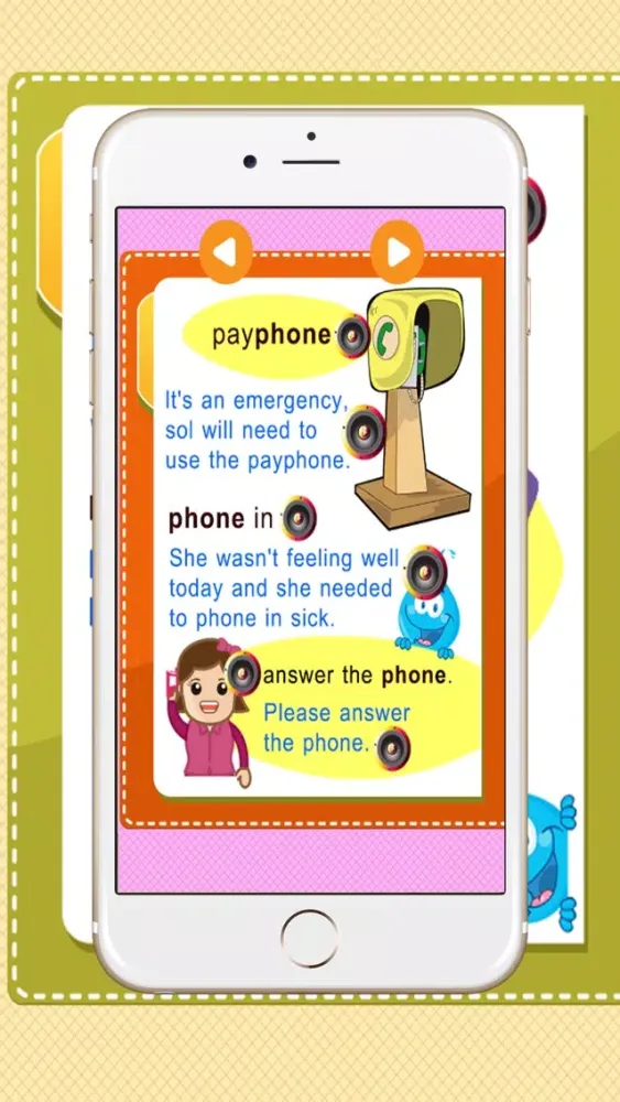ภาพหน้าจอของ Learning English free : Listening and Speaking vocabulary English For Kids and Beginners