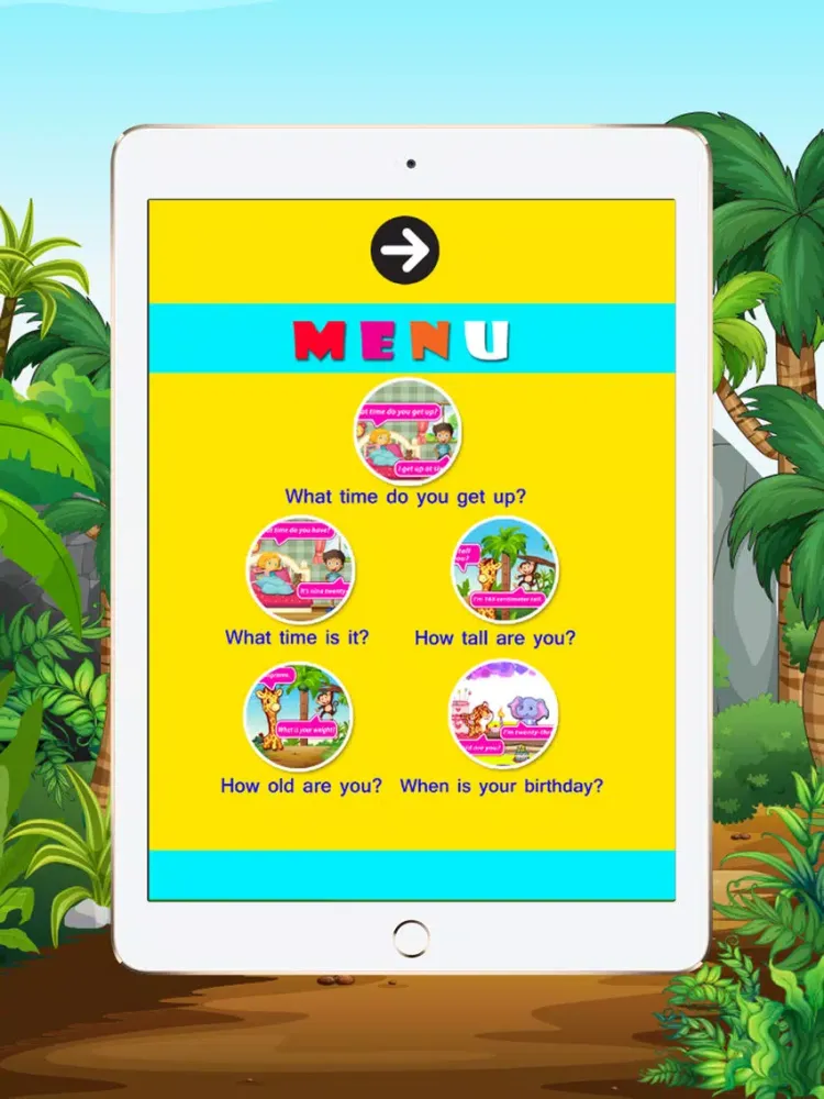 صور Learn English conversation for kids (basic) : Enhance the skills of listening, reading English iPad 