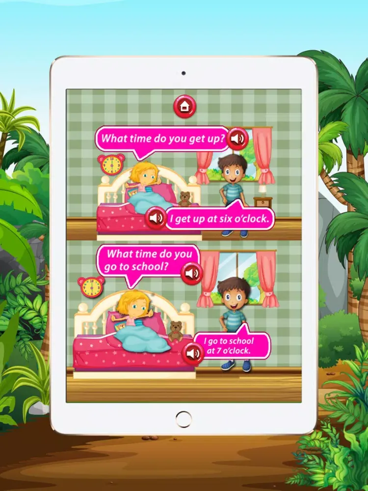 صور Learn English conversation for kids (basic) : Enhance the skills of listening, reading English iPad 