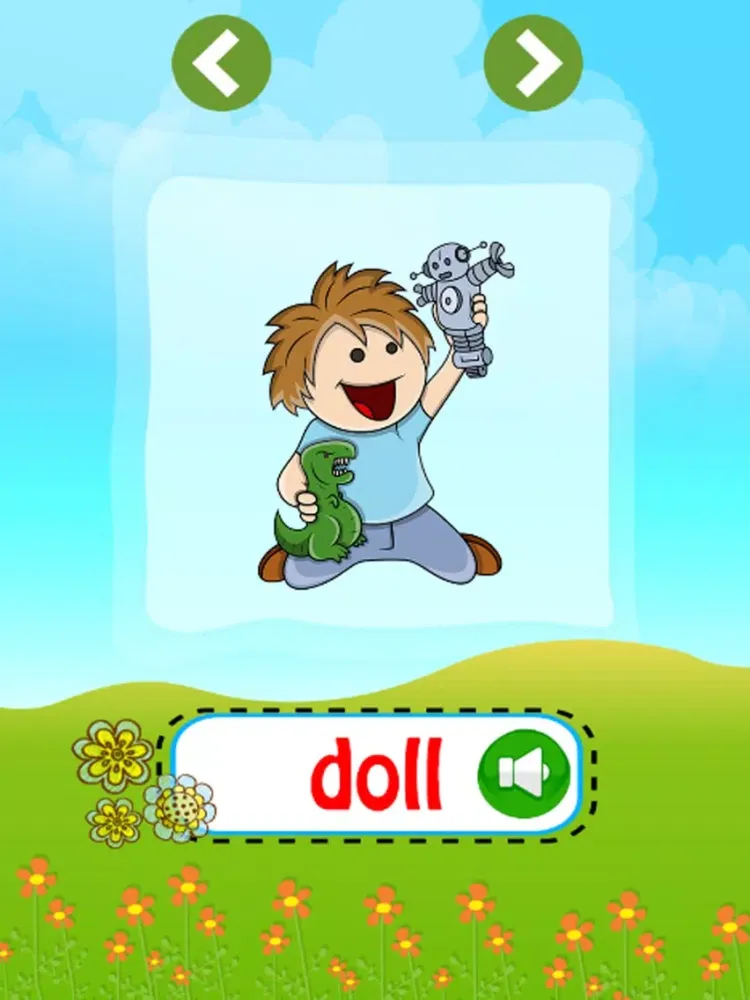 Ảnh chụp màn hình của Learn English Vocabulary lessons 2 : learning Education games for kids Free iPad 