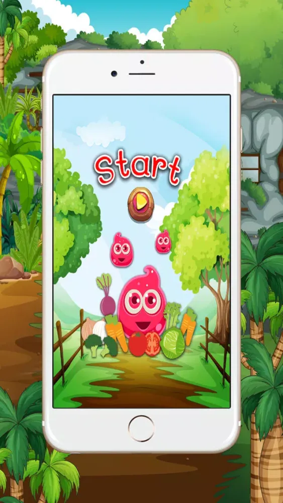 Screenshot di Learn English beginners : vegetables : learning games for kids - free!!