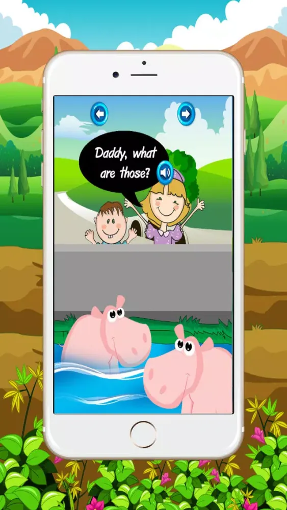 Learn English conversation for kids (Zoo) : Enhance the skills of listening, reading English. سکرین شاٹس