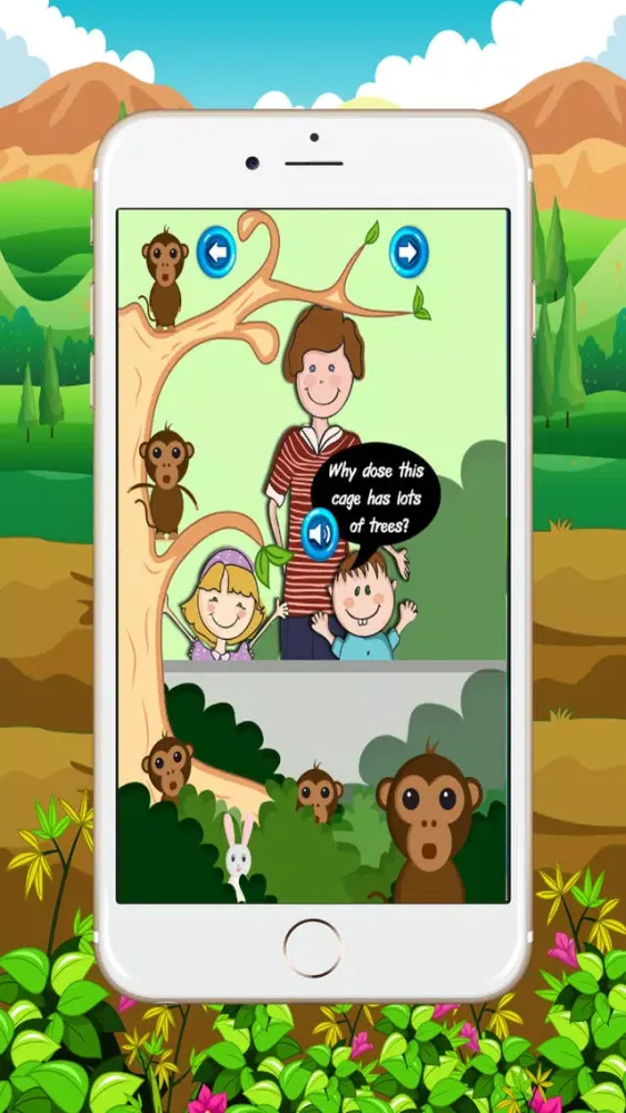 Learn English conversation for kids (Zoo) : Enhance the skills of listening, reading English. سکرین شاٹس