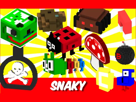 Capturas de pantalla de Snaky - Endless Snake Arcade iPad 