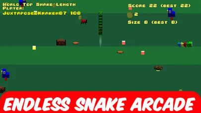Capturas de pantalla de Snaky - Endless Snake Arcade