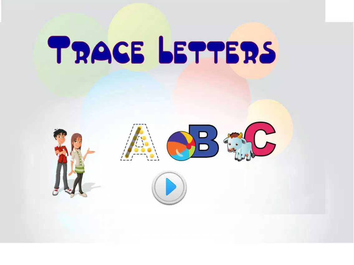 Trace English Letters iPad  스크린샷