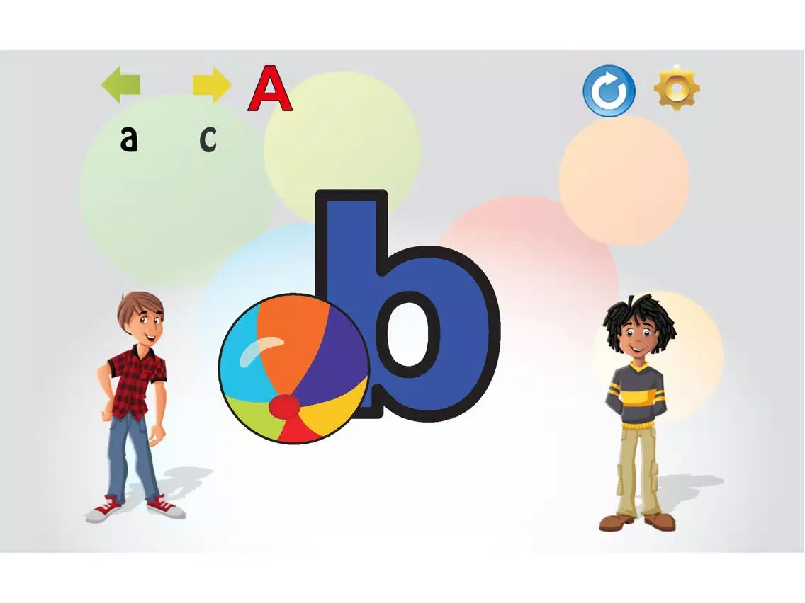 Trace English Letters iPad  스크린샷