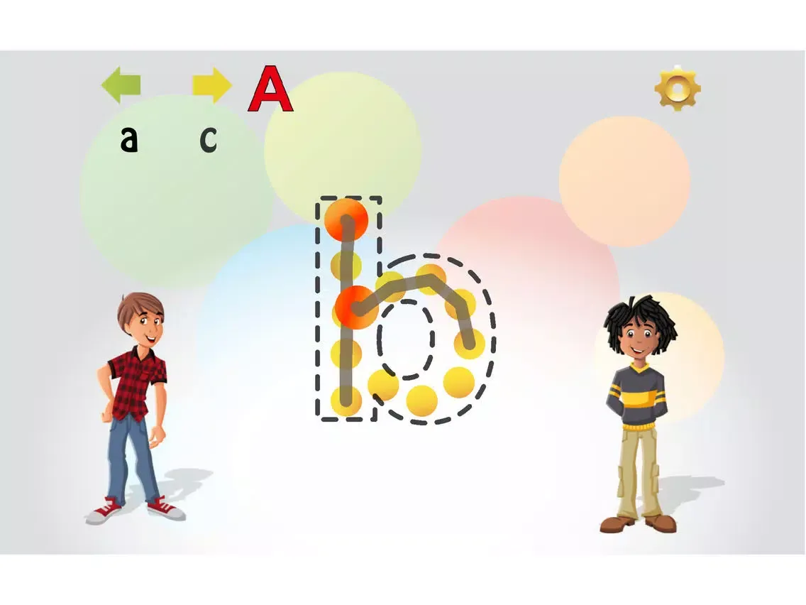 Trace English Letters iPad  스크린샷