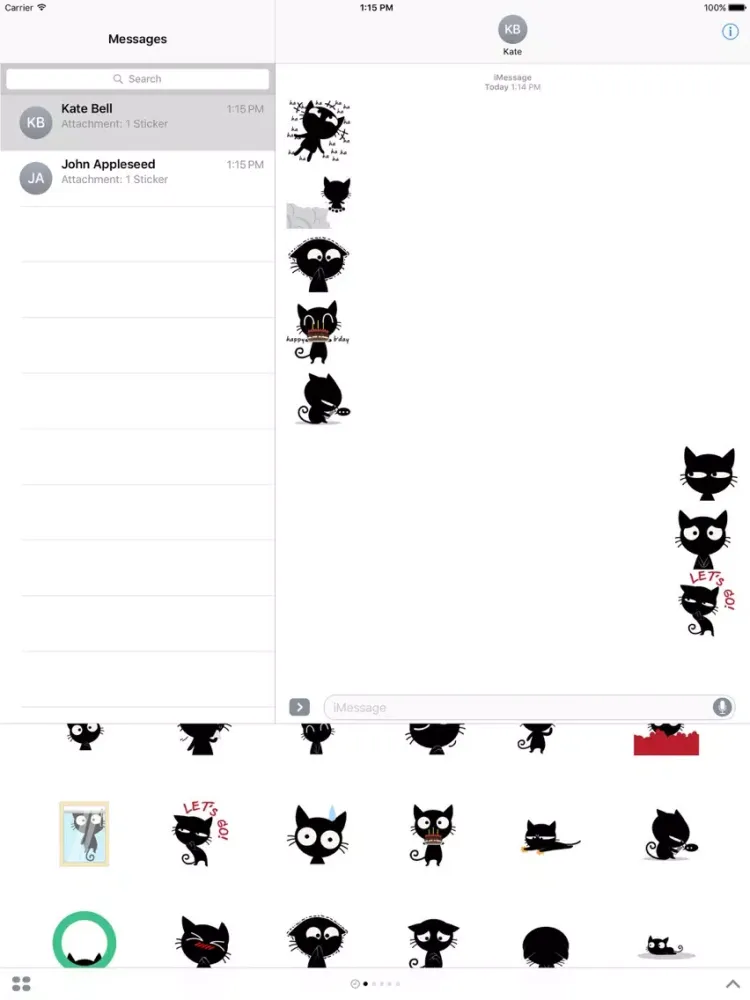 Capturas de pantalla de Animated Sneaky Cat iPad 