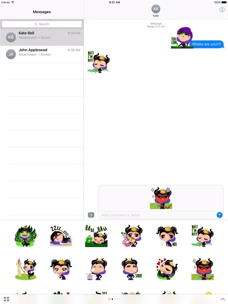 تصاویر The Queen Sticker iPad 