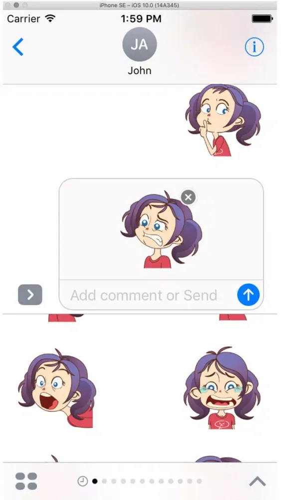 صور Purple Girl