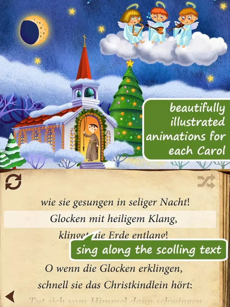 Uber Christmas Carols (German) HD | sing along and enjoy ~ Free iPad  スクリーンショット