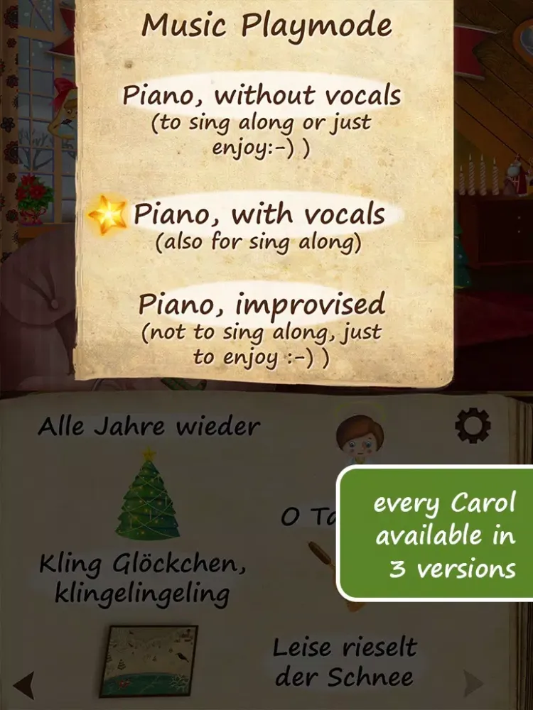 Uber Christmas Carols (German) HD | sing along and enjoy ~ Free iPad  スクリーンショット