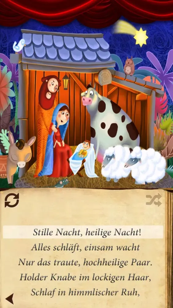Ảnh chụp màn hình của Uber Christmas Carols (German) | sing along ~ Free