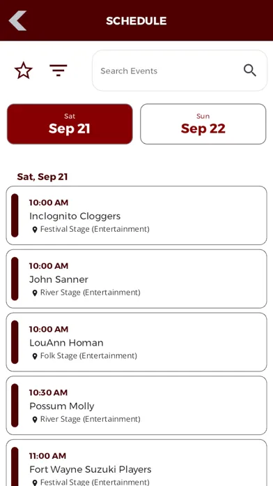 Johnny Appleseed Festival 스크린샷