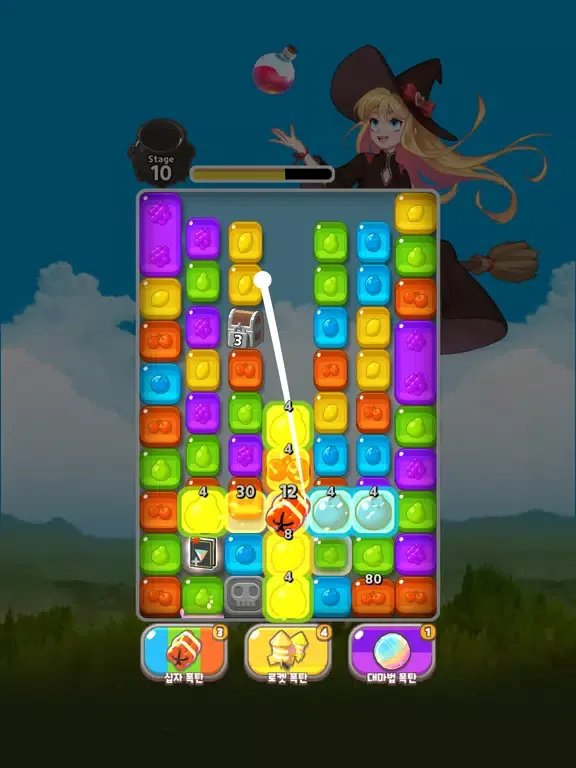 Ảnh chụp màn hình của Slime Blast2 iPad 