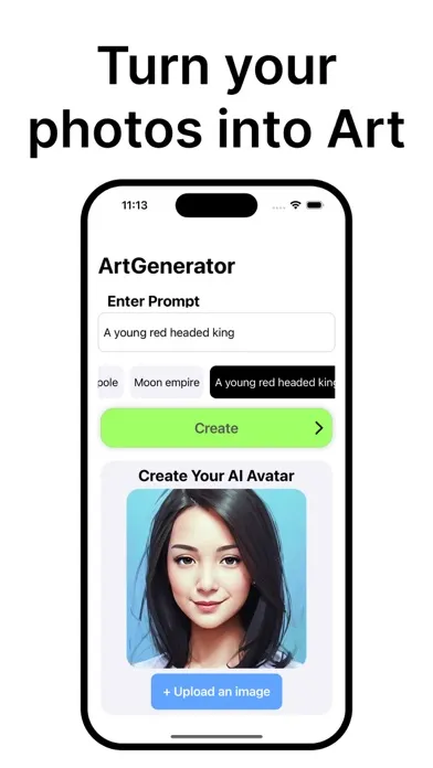 AI Avatar Art Generator स्क्रीनशॉट