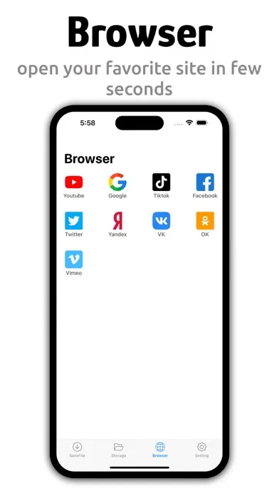 AnyFile: Offline File, Browser سکرین شاٹس