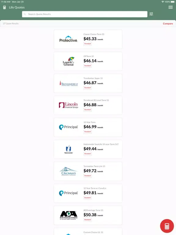 تصاویر AFN Life Insurance Quotes iPad 