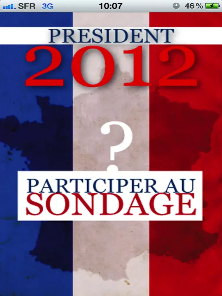 Ảnh chụp màn hình của Président 2012 iPad 