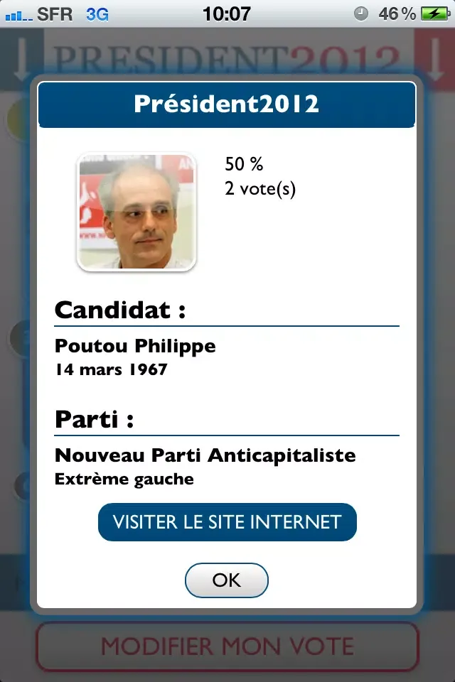 Ảnh chụp màn hình của Président 2012