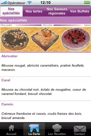 Côté Dessert應用截圖