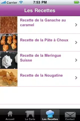 Côté Dessert應用截圖