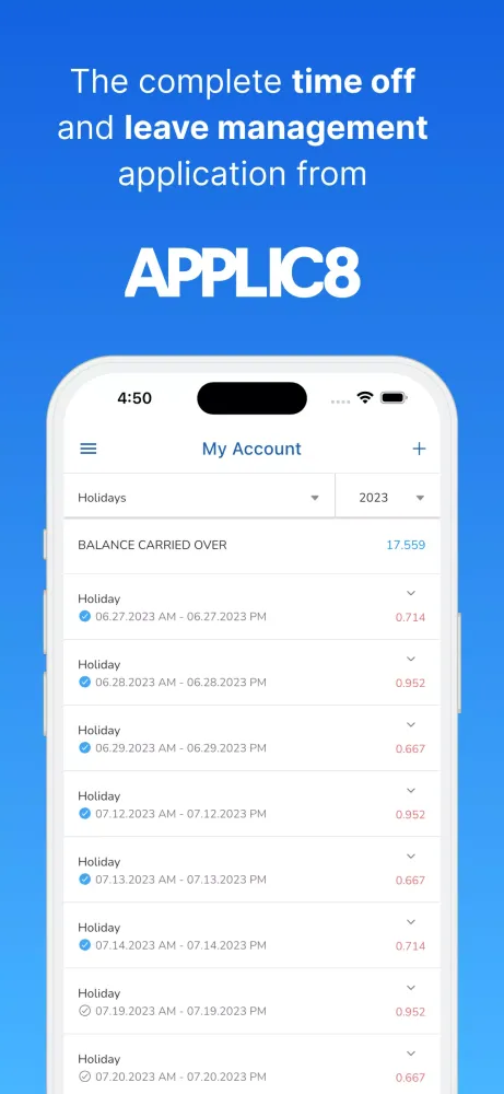 Applic8 Leaves Screenshots