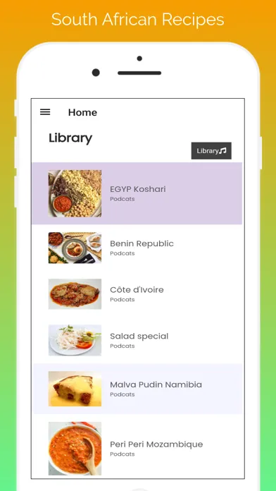 South African recipes pp应用截图