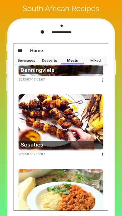 South African recipes pp应用截图