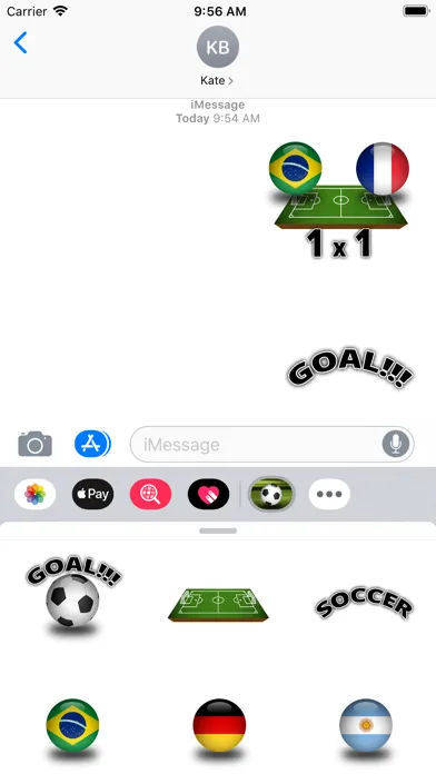 Zrzuty ekranu Super Soccer Stickers