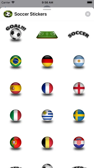 Zrzuty ekranu Super Soccer Stickers
