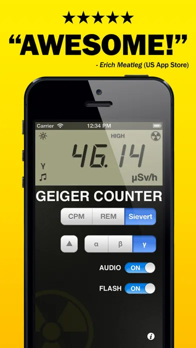 Скриншоты Digital Geiger Counter - Prank Radiation Detector