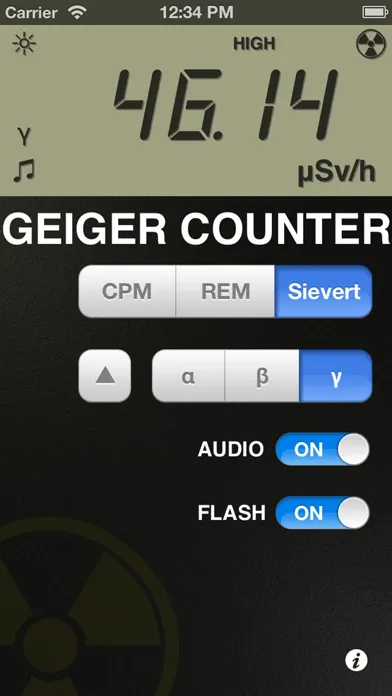 Скриншоты Digital Geiger Counter - Prank Radiation Detector