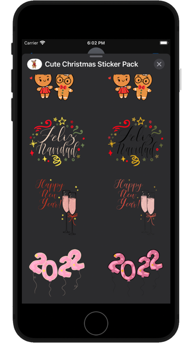 Cute Christmas Stickers :) स्क्रीनशॉट