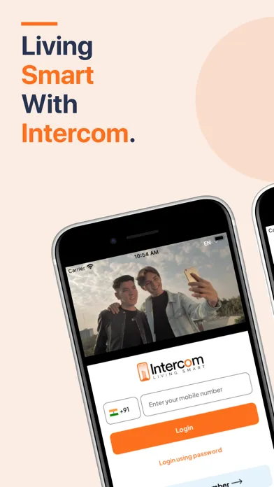 Capturas de tela do Intercom - Smart Living